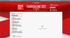Desktop Screenshot of fuorisalone2012.breradesigndistrict.it