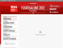 Tablet Screenshot of fuorisalone2012.breradesigndistrict.it