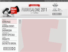 Tablet Screenshot of fuorisalone2011.breradesigndistrict.it